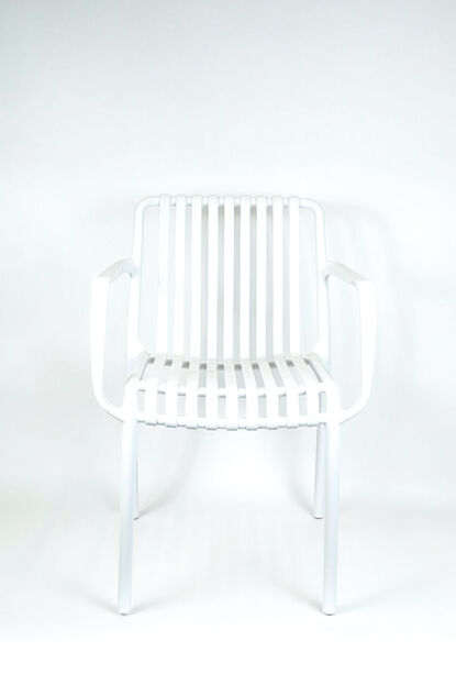 Silla Mar con Posabrazos BLANCO image number null
