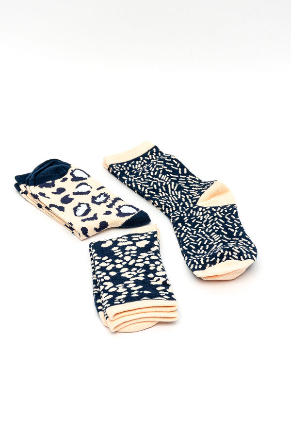 Medias Crew Moon, Pack x 3 COLOR UNICO image number null