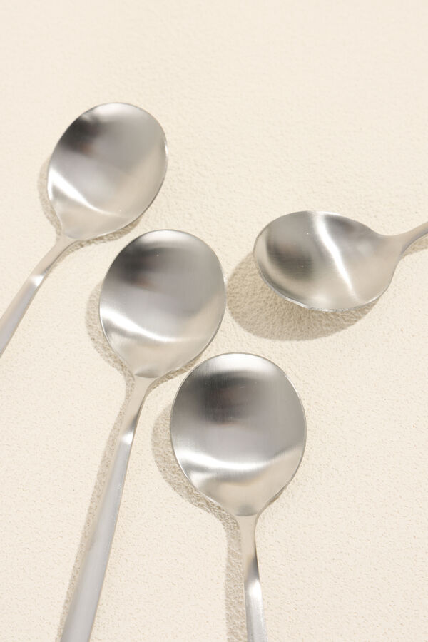 Cuchara Fiordo, Set 4 un. plateado COLOR UNICO image number null