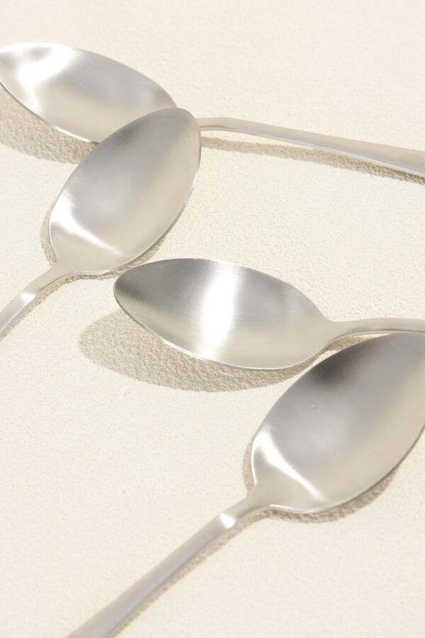 Cuchara Olivo Set 4 un. Plateado COLOR UNICO image number null