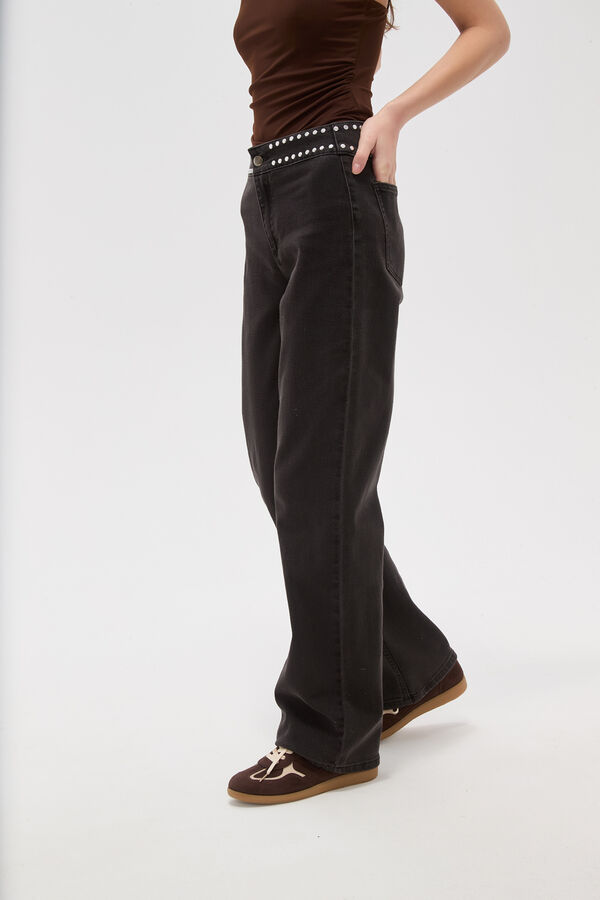 PANTALON HALVAR GRIS OSCURO image number null