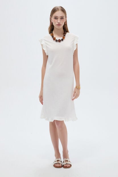 VESTIDO XULO 70809 MARFIL  / OFF WHITE image number null