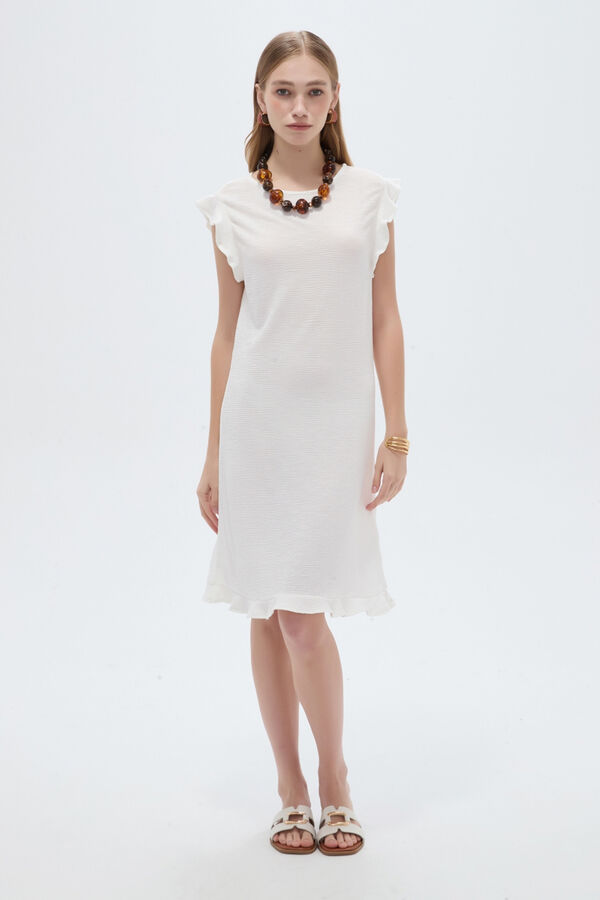 VESTIDO XULO 70809 MARFIL  / OFF WHITE image number null