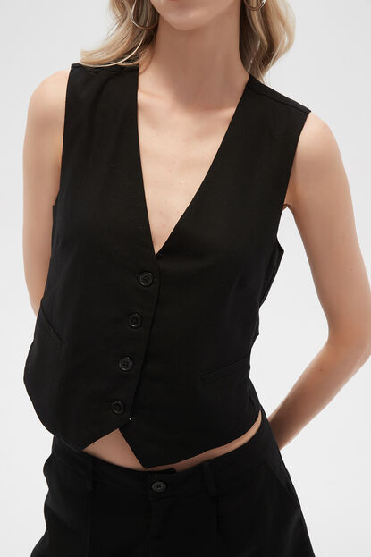 CHALECO LUKEY NEGRO image number null