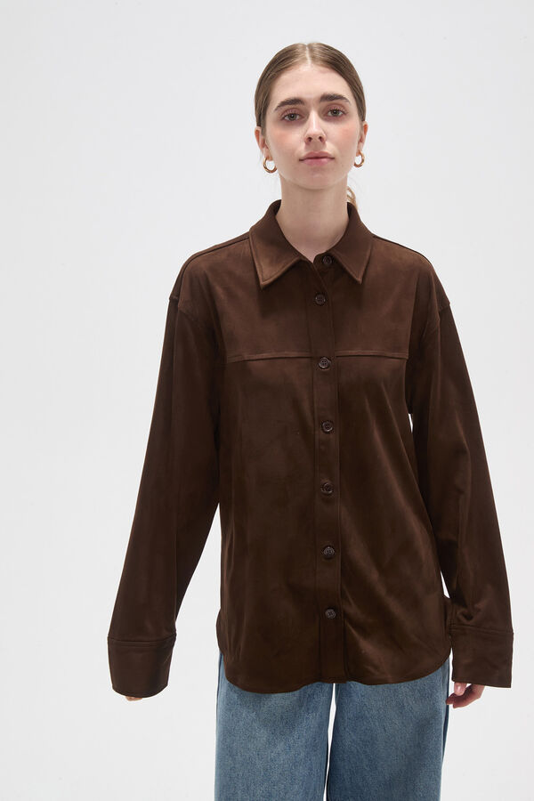 CHAQUETA TANASIA CHOCOLATE image number null
