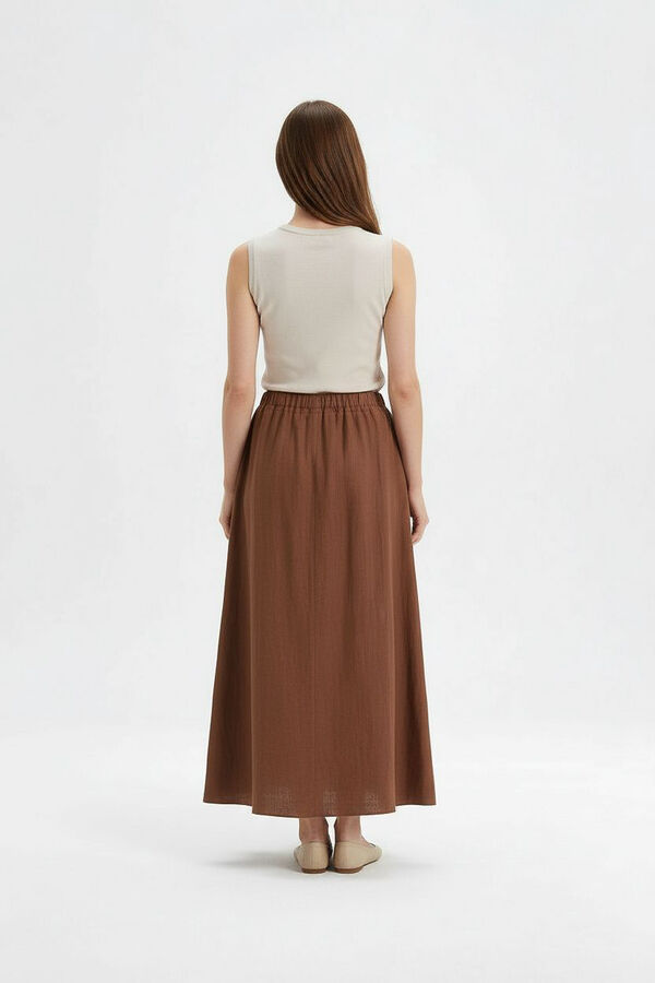 FALDA AZUR 70809 MARRON image number null