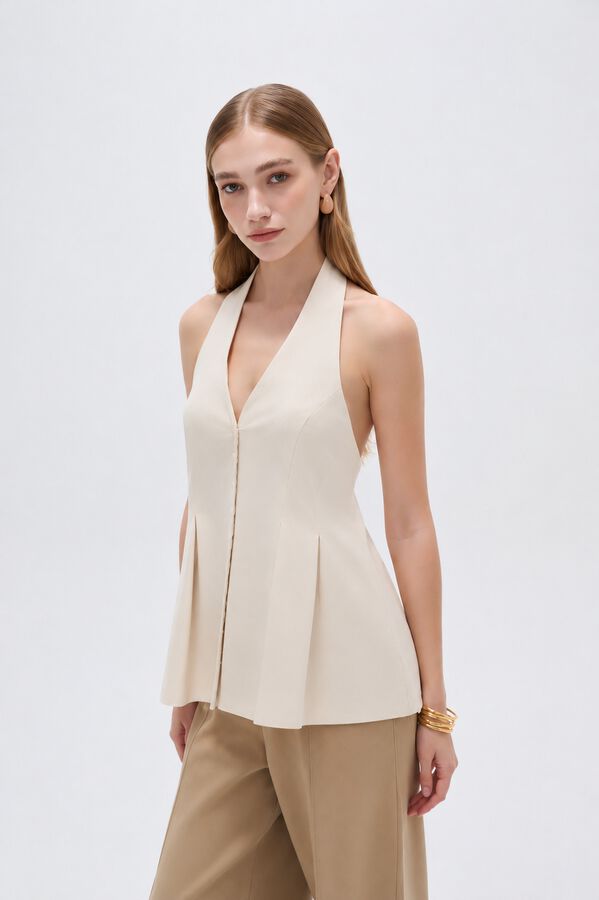 BLUSA HENI 70607 ARENA MELANGE image number null