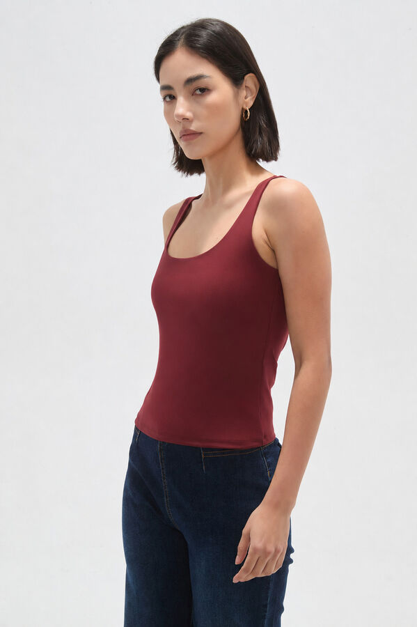 MUSCULOSA MINTAS BORDEAUX image number null