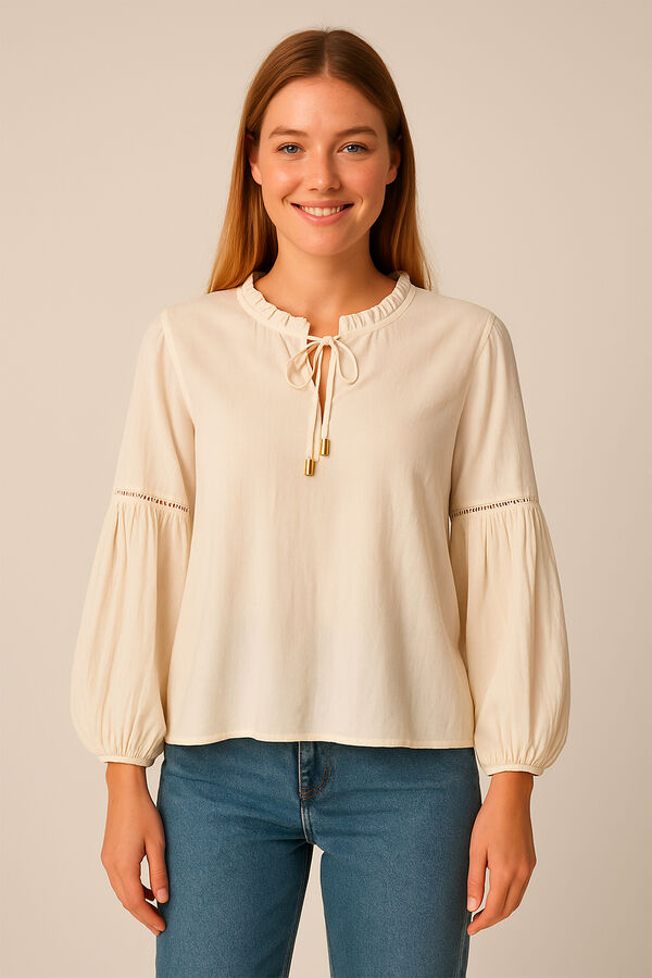 BLUSA BICA CRUDO / NATURAL image number null