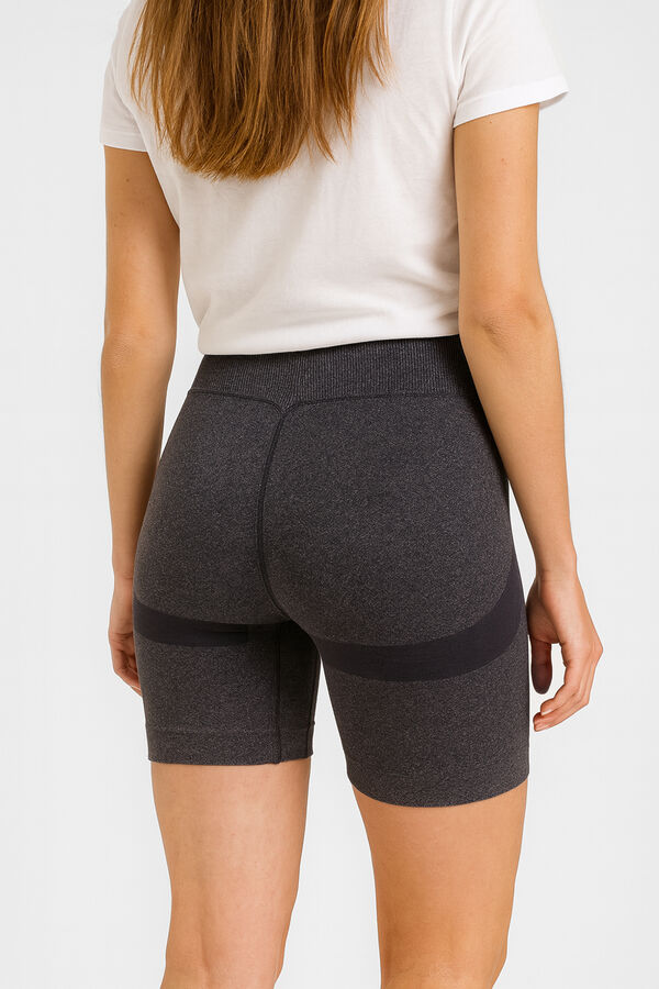 SHORT JABALIN GRIS MELANGE OSCURO image number null