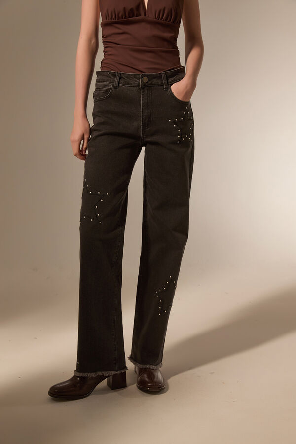 PANTALON KAELIS GRIS OSCURO image number null