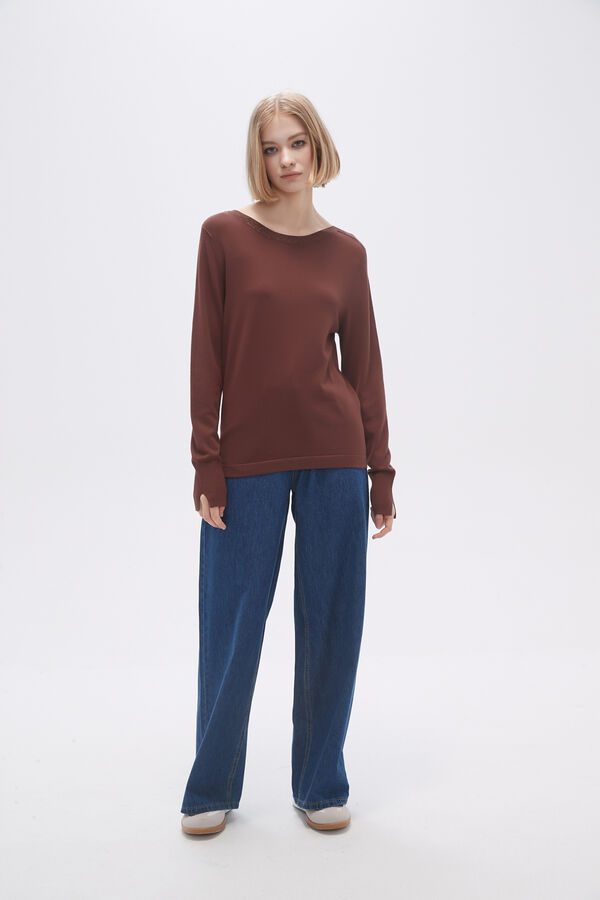 SWEATER MACE CHOCOLATE image number null