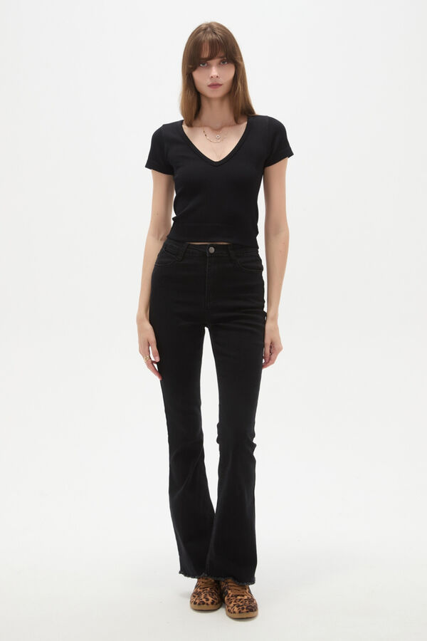 REMERA BIEBS 70809 NEGRO image number null