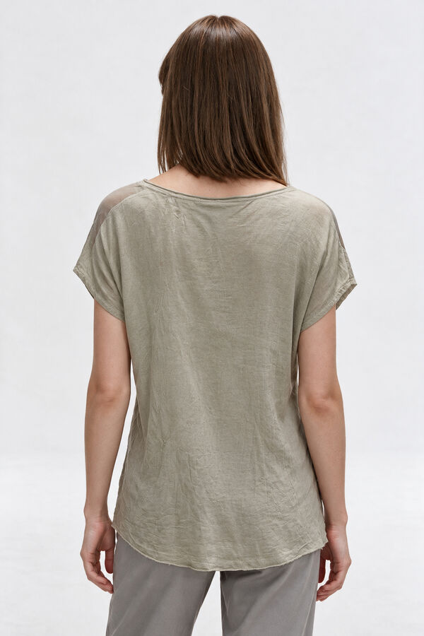 BLUSA MARIXA 70809 VERDE GRISACEO image number null