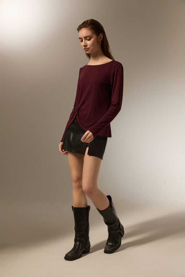 REMERA GADER CEREZA OSCURO image number null