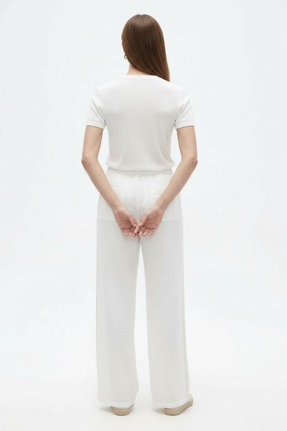 PANTALON ISPANE 70809 MARFIL  / OFF WHITE image number null