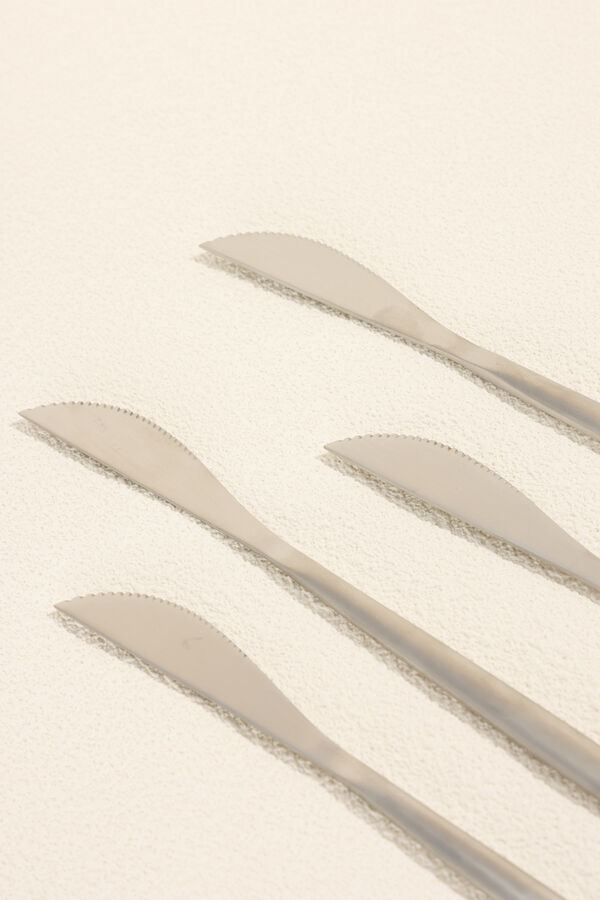 Cuchillo Fiordo, Set 4 un. Plateado COLOR UNICO