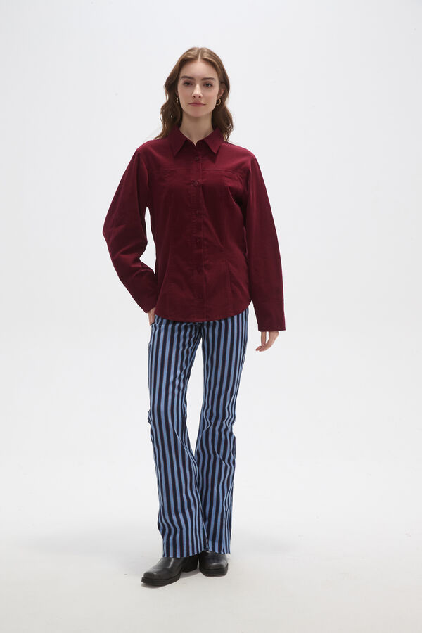 CAMISA RAVIKA BORDEAUX image number null