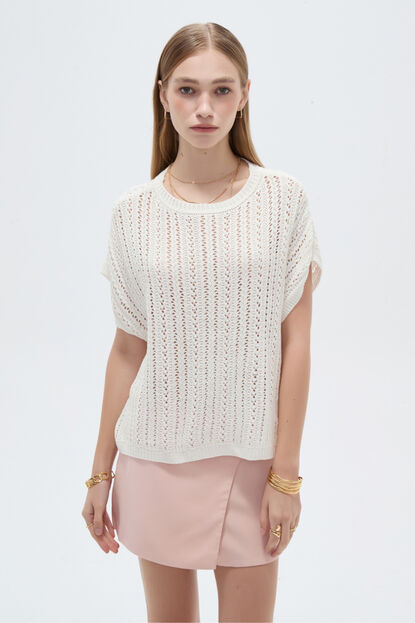 REMERA CORVIN 70607 MARFIL  / OFF WHITE image number null