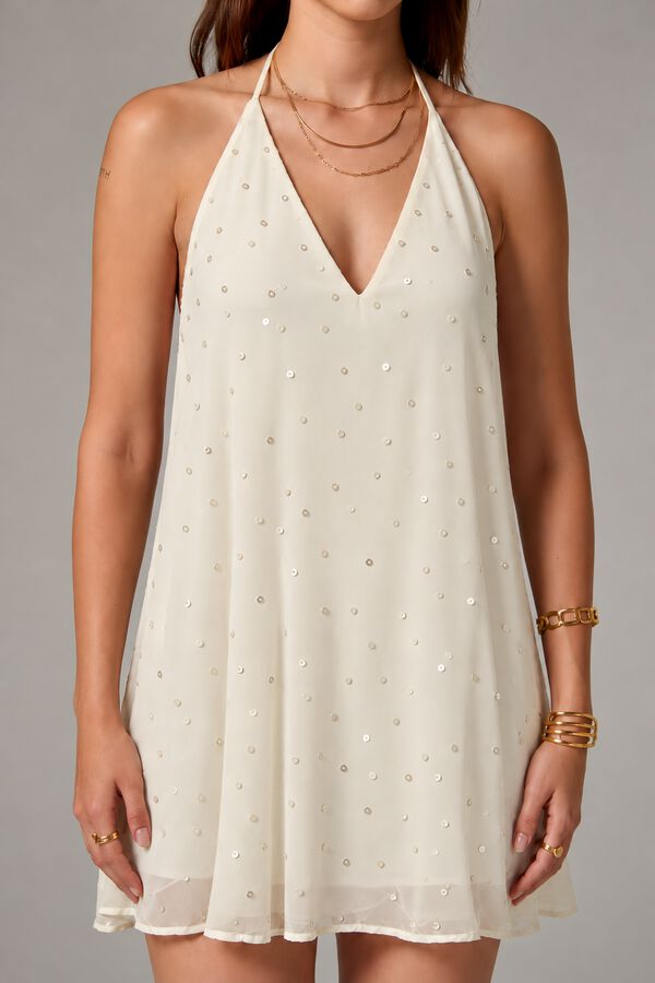 VESTIDO YAIRALI CRUDO / NATURAL image number null