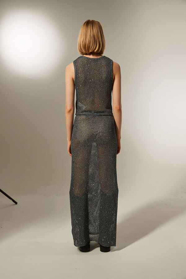 FALDA TIRA GRIS OSCURO image number null