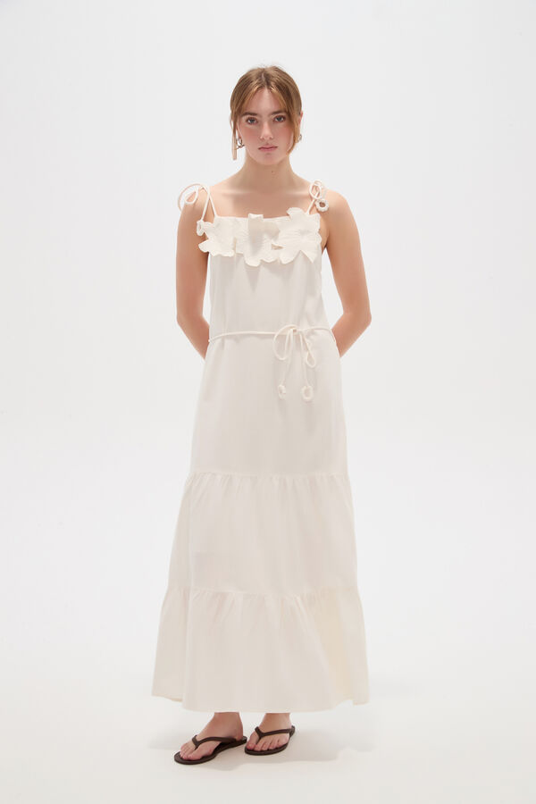 VESTIDO VESAL 70809 MARFIL  / OFF WHITE image number null