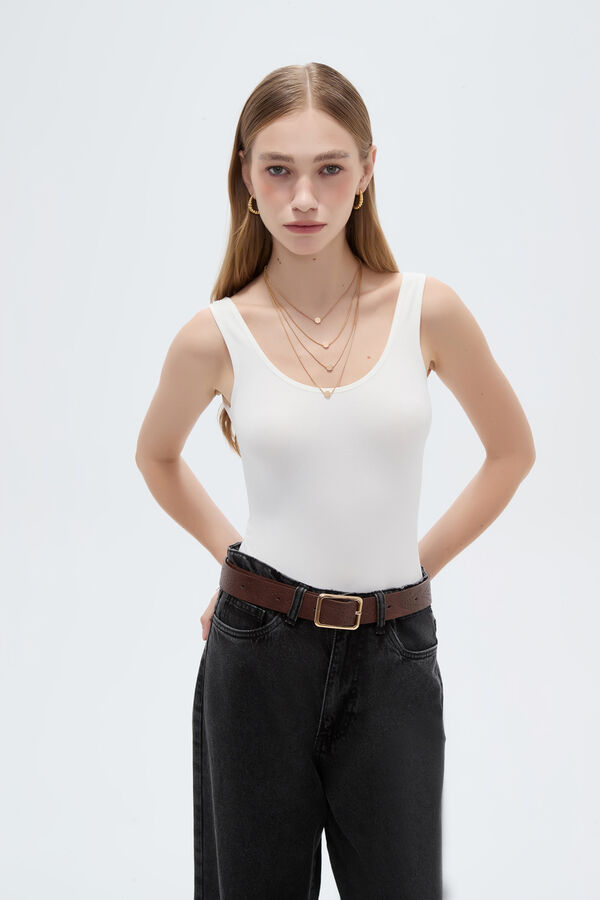 BODY JUSTINU 70809 MARFIL  / OFF WHITE image number null