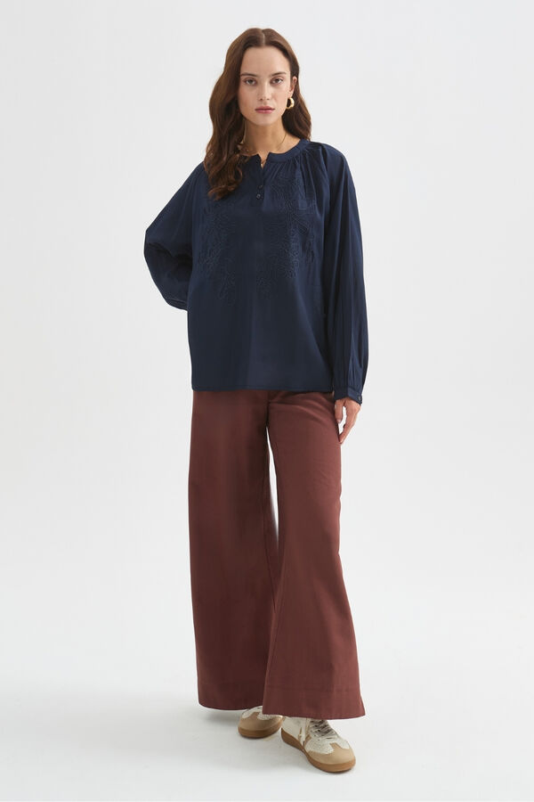 BLUSA XELMAR 70607 AZUL MARINO image number null