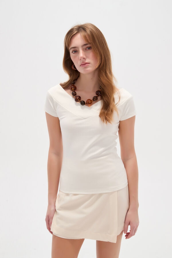 TOPS ARIMA 70809 MARFIL  / OFF WHITE image number null