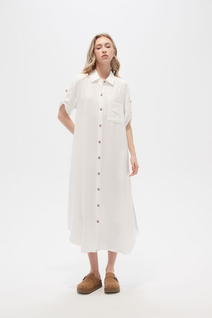 VESTIDO VOCE BLANCO image number null