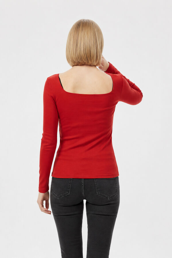 REMERA ELANDA CEREZA image number null