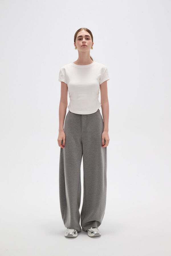 PANTALON CHANDLER GRIS MELANGE image number null