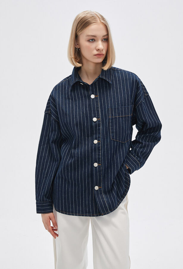 CAMPERA JACKIES AZUL MEDIO image number null