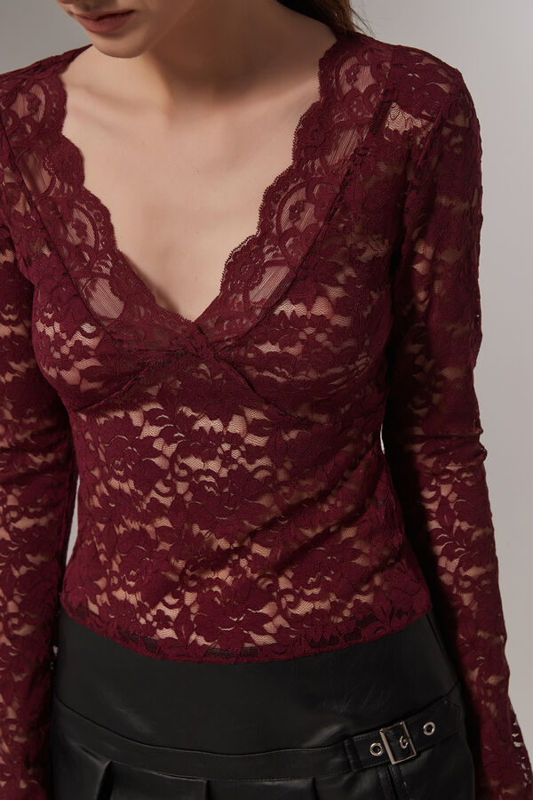 REMERA SANDPLA BORDEAUX image number null