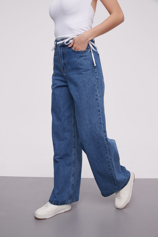 PANTALON ISANGI AZUL MEDIO