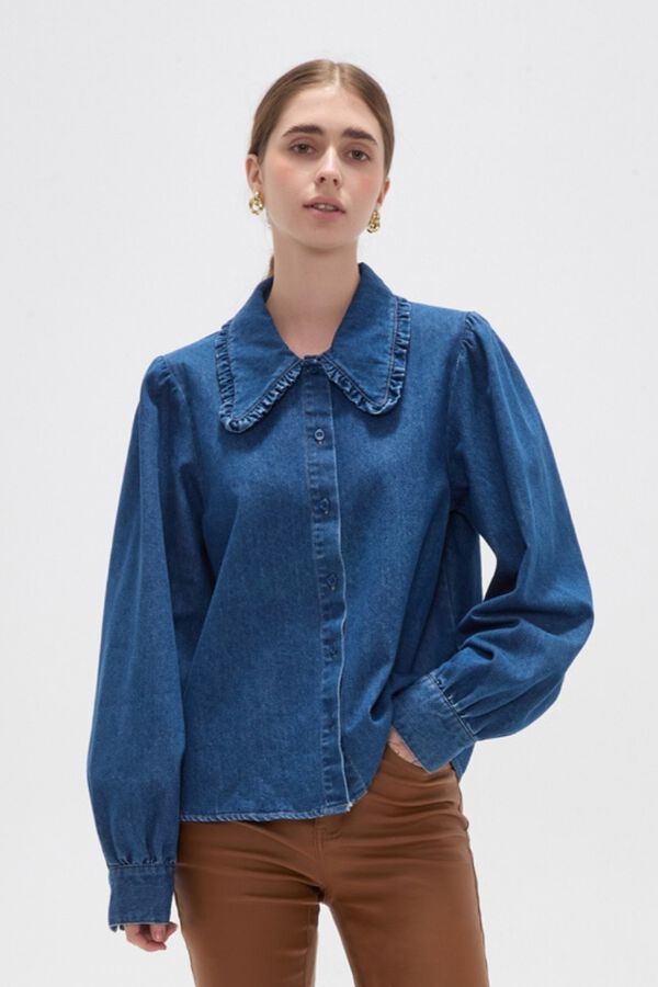 CAMISA RAVILA AZUL MEDIO image number null