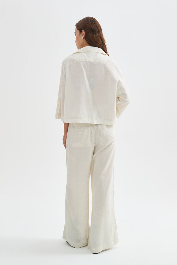 SOBRECAMISA BRELIN 70607 MARFIL  / OFF WHITE image number null