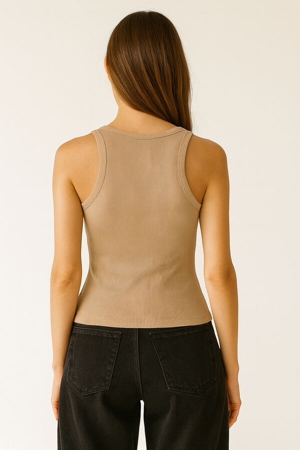 MUSCULOSA MALAISA BEIGE OSCURO image number null