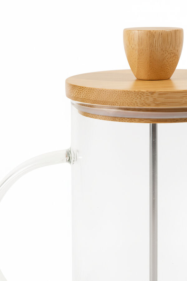 Cafetera Prensa Tapa Madera COLOR UNICO image number null