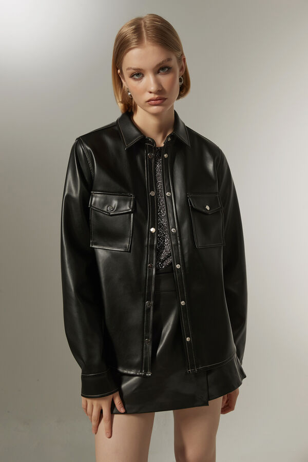 SOBRECAMISA WANTANABE NEGRO image number null