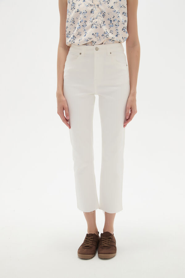 PANTALON VILEHADA 70607 MARFIL  / OFF WHITE image number null