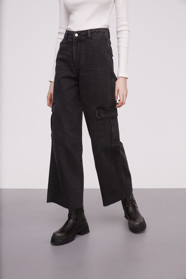 PANTALON YAZZ GRIS MEDIO image number null