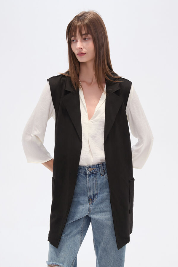 CHALECO VINISIA NEGRO image number null