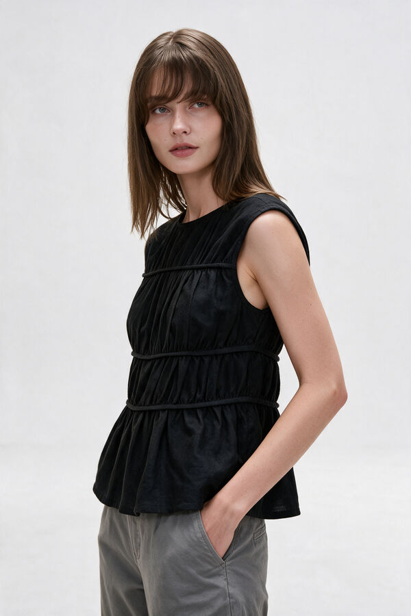 MUSCULOSA BUSIA 70809 NEGRO image number null