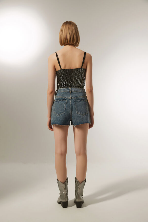 SHORT MIRSO AZUL GRISACEO image number null