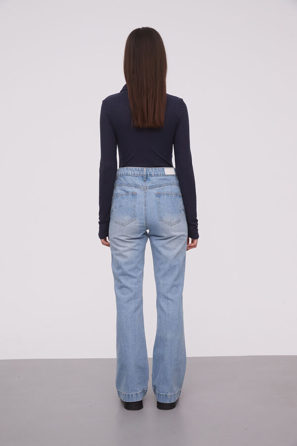 PANTALON BIRUE CELESTE GRISACEO image number null