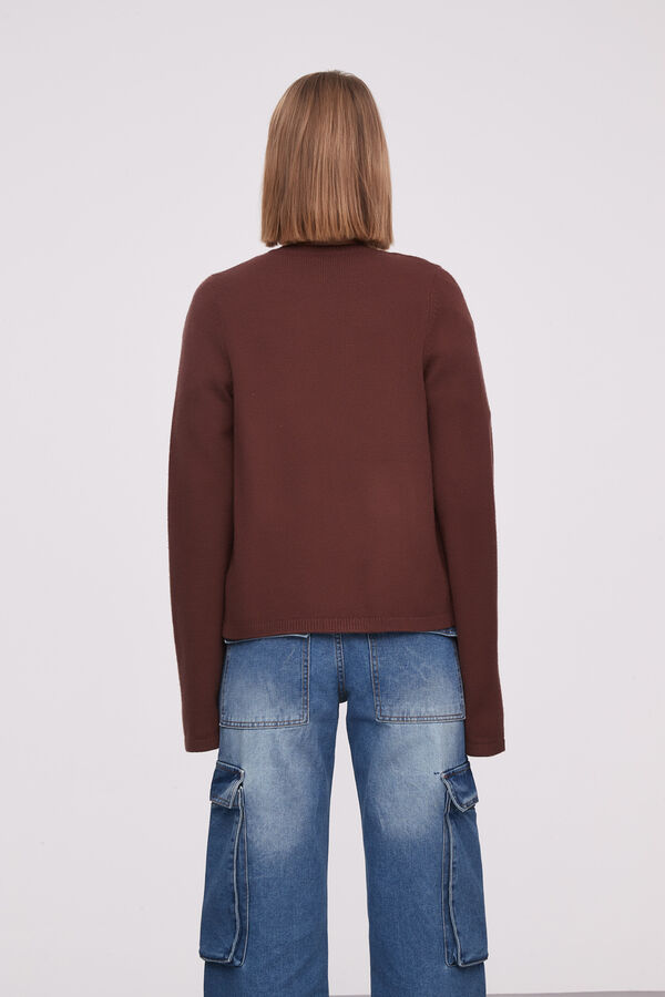 CARDIGAN CAWA CHOCOLATE image number null