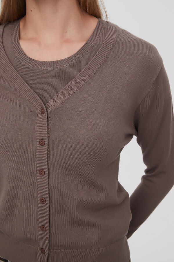 SACO PERI TAUPE / MINK / VISON image number null