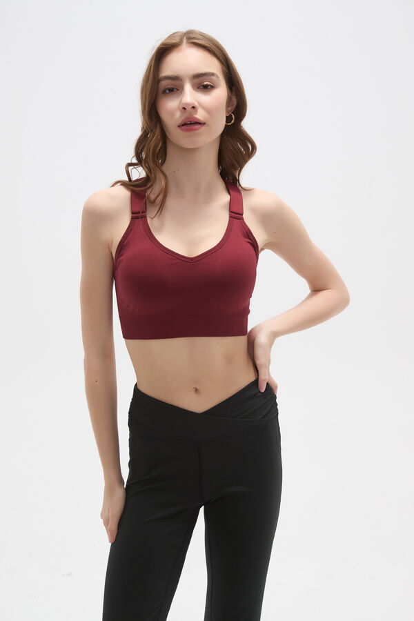 TOPS IRIANA BORDEAUX image number null