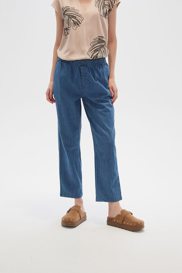 PANTALON LIRU AZUL MEDIO image number null